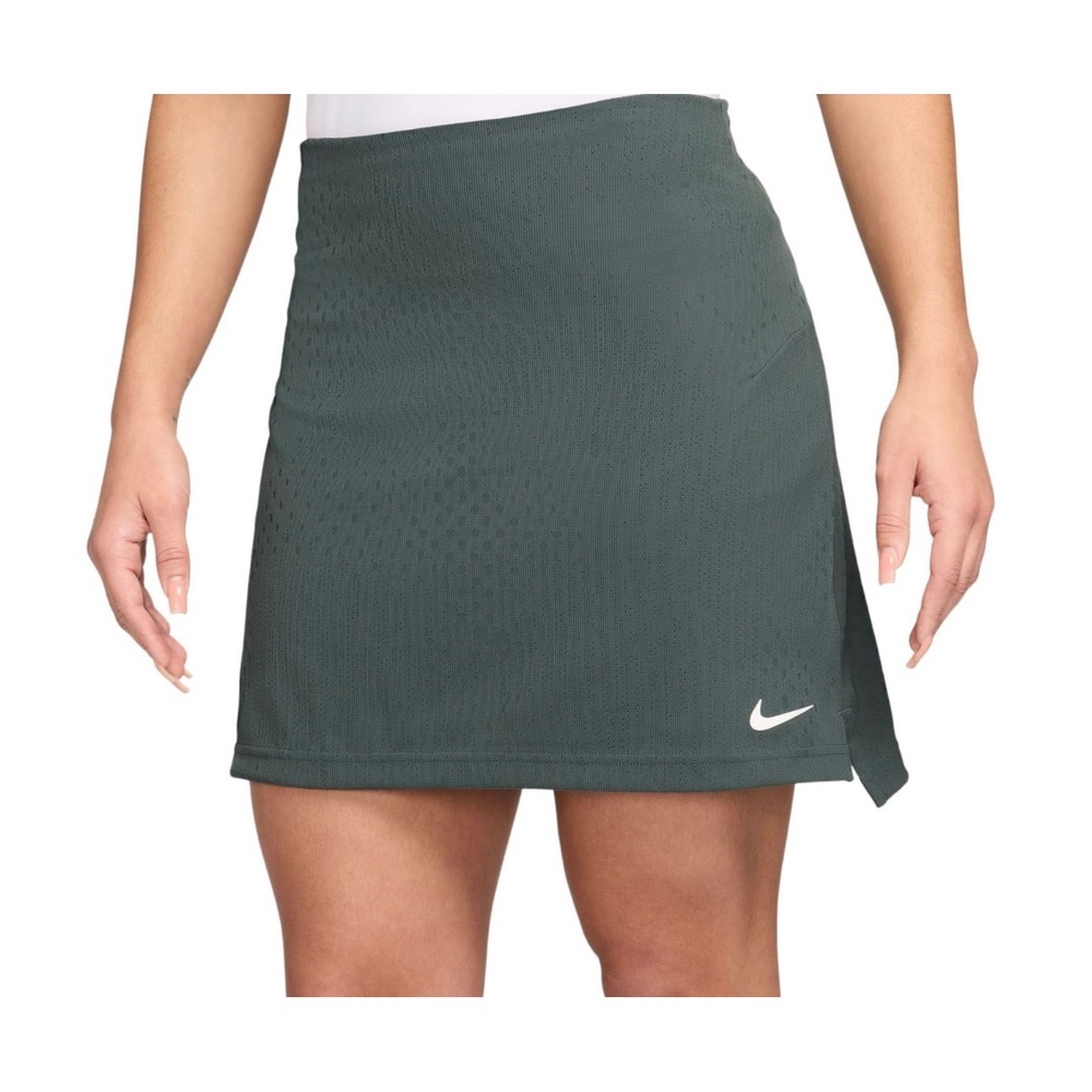 Nike women's 17" Dri fit ADV tour high-waisted long golf skort‎ green size XS